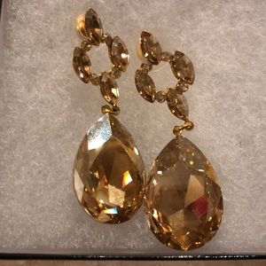 Statement Earrings- gold tint